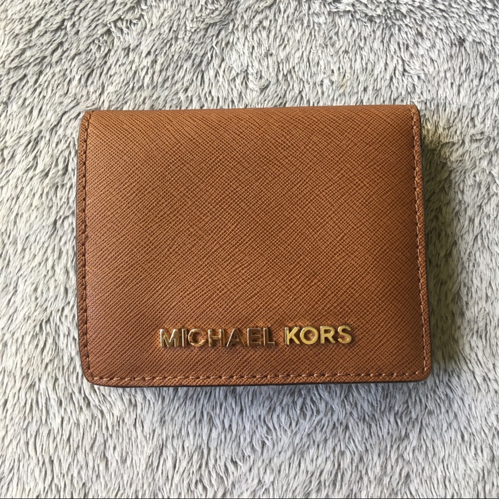 Michael Kors Brown Saffiano Wallet
